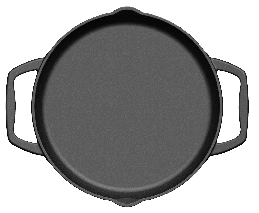 YFPA1830 Pre-seasoned Cast Iron Frying Pan